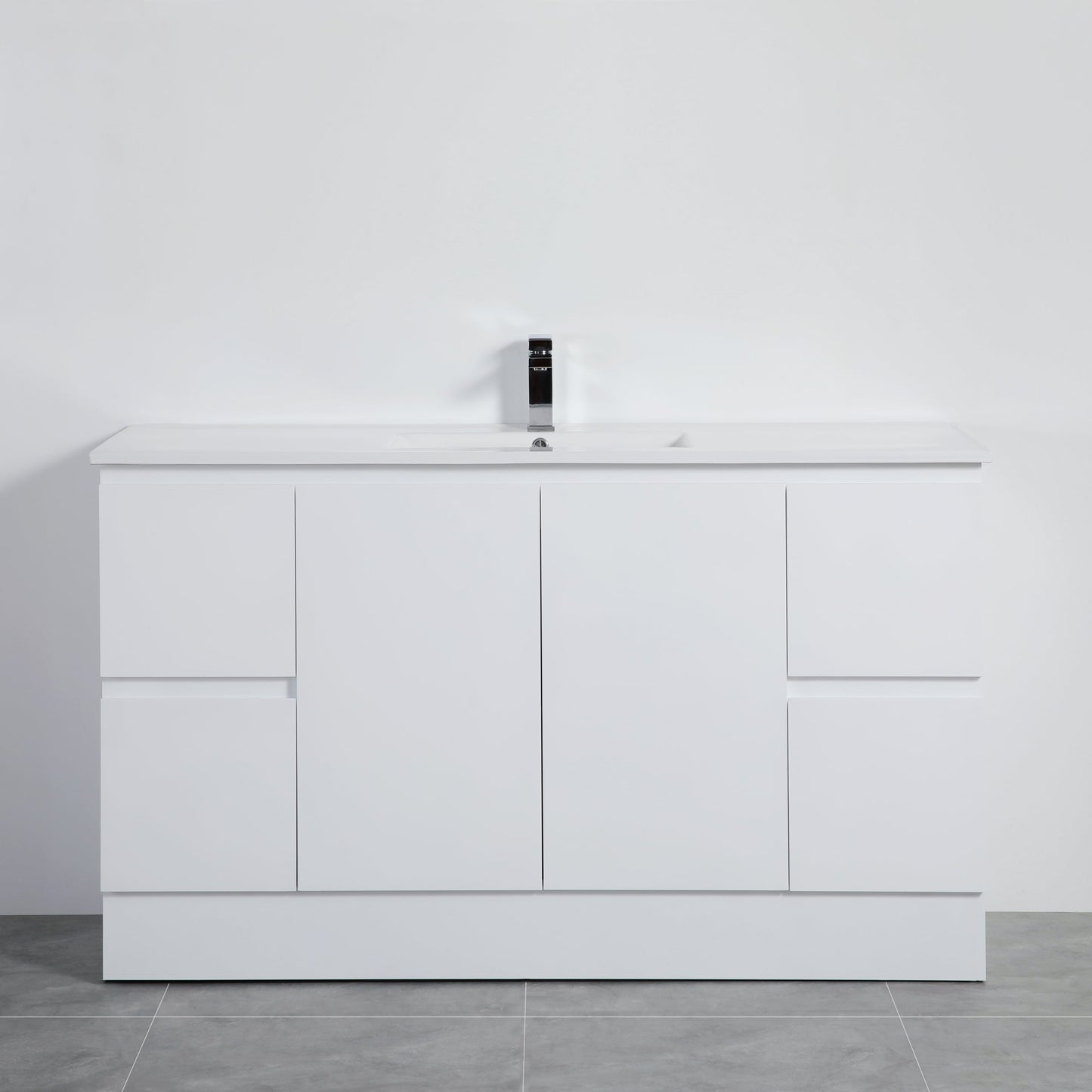 Alpha Free Standing Vanity with soft closing