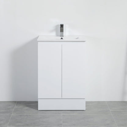 Alpha Free Standing Vanity with soft closing