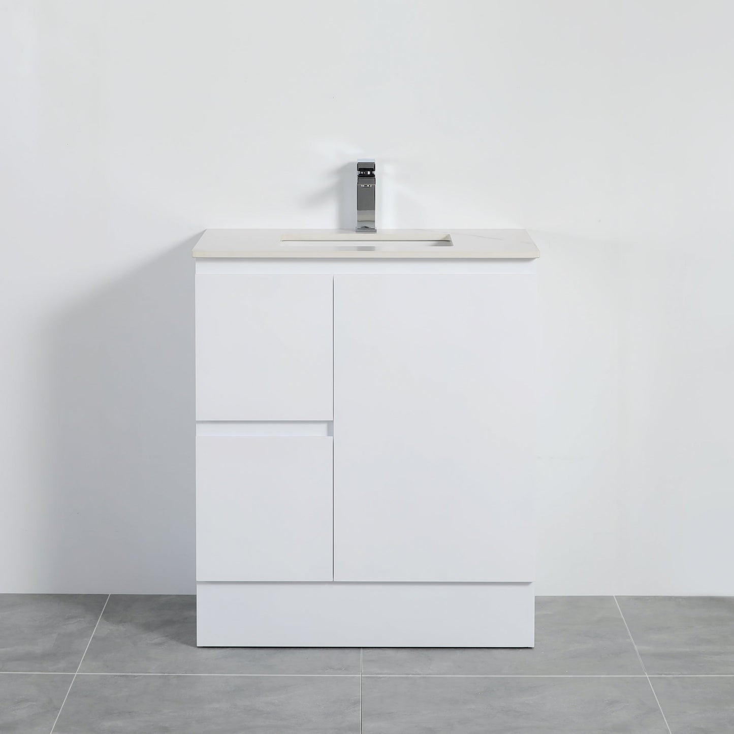 Alpha Free Standing Vanity with soft closing