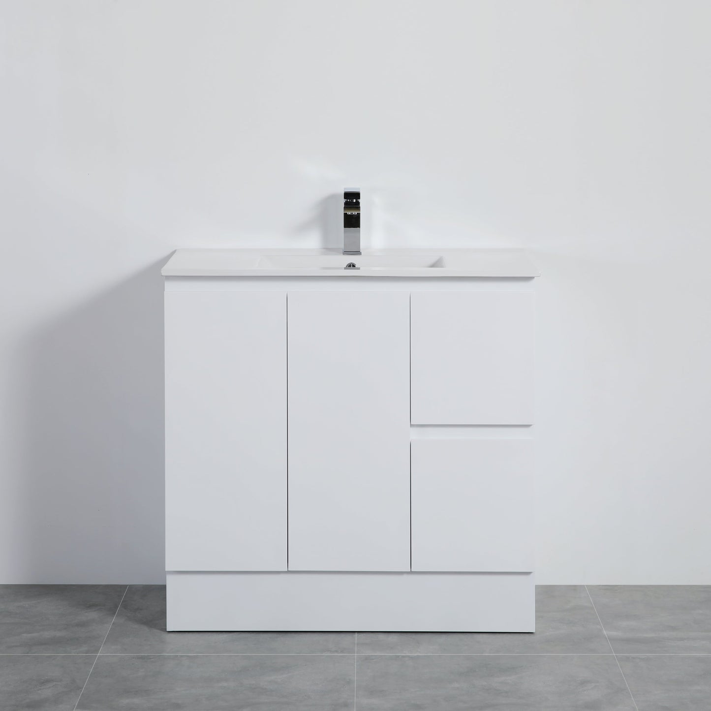Alpha Ensuite Free Standing Vanity with soft closing