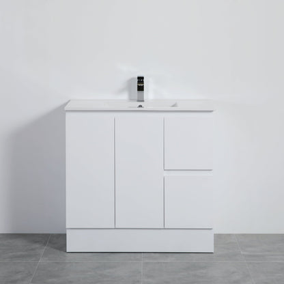Alpha Ensuite Free Standing Vanity with soft closing