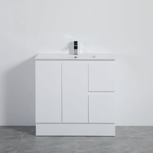 Alpha Ensuite Free Standing Vanity with soft closing