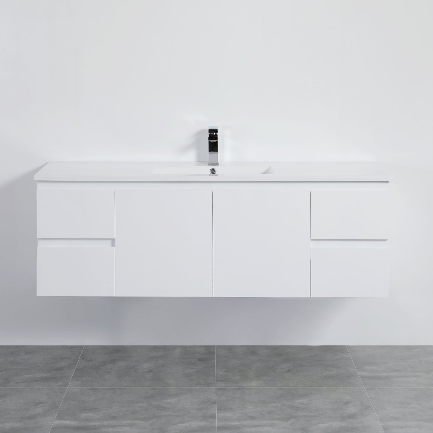 Alpha Wall Hung Vanity with soft closing