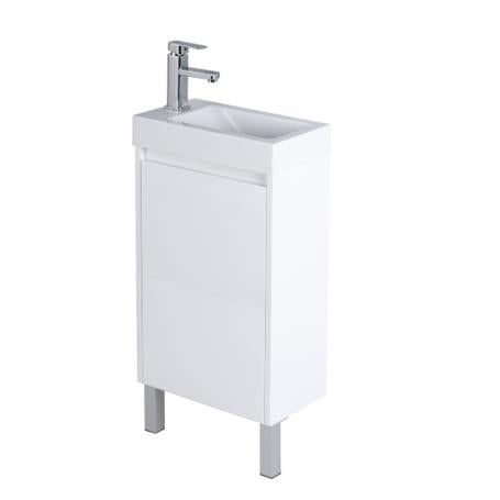 Alpha Mini Floor Vanity with soft closing finger pull door LK-AL42L