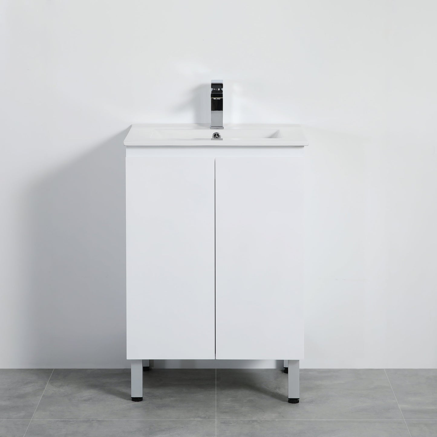 Alpha Free Standing Vanity with soft closing