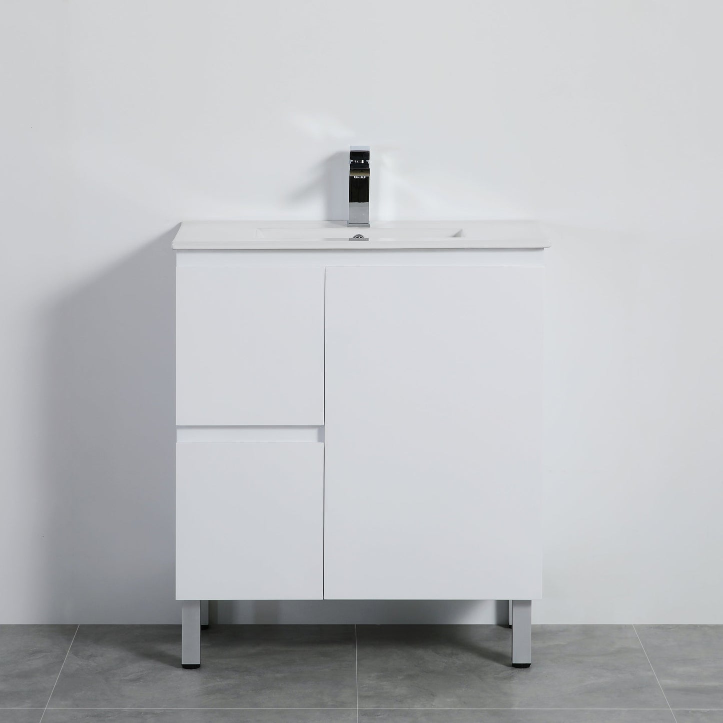 Alpha Free Standing Vanity with soft closing