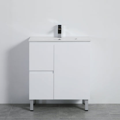Alpha Free Standing Vanity with soft closing