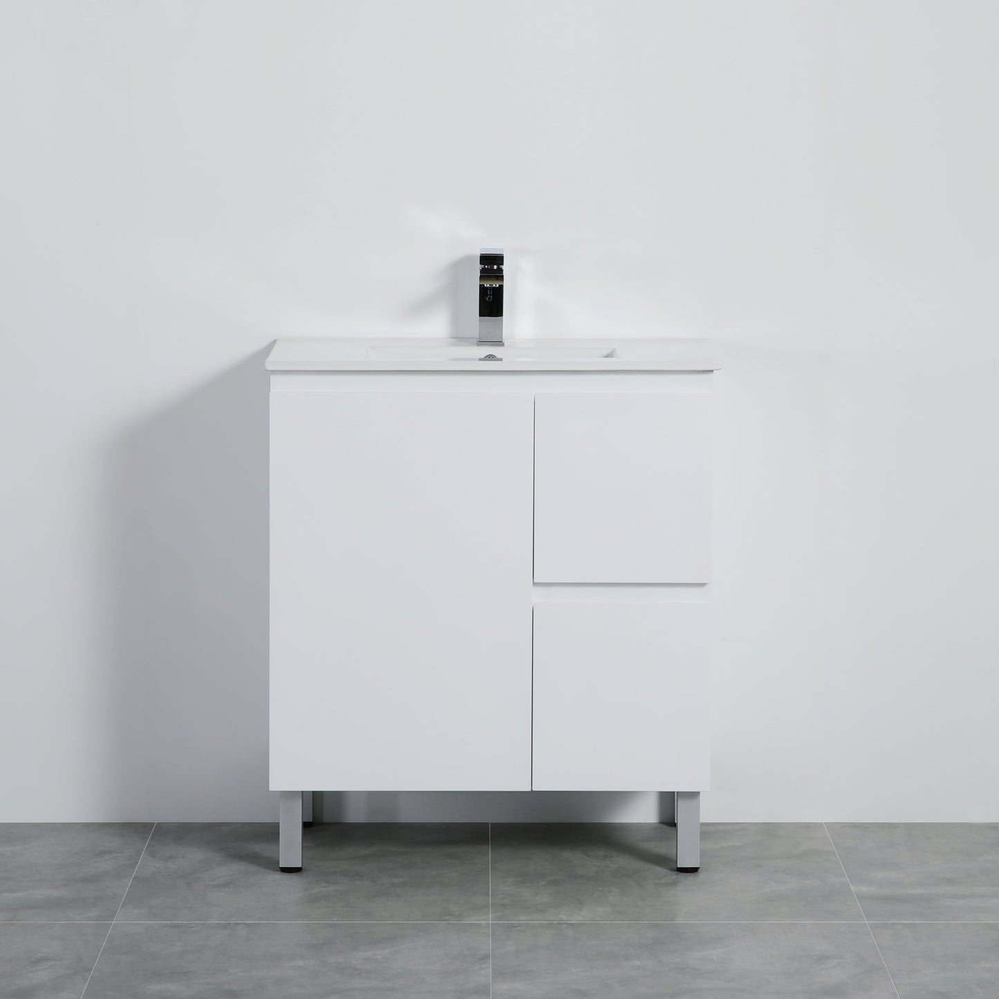 Alpha Free Standing Vanity with soft closing