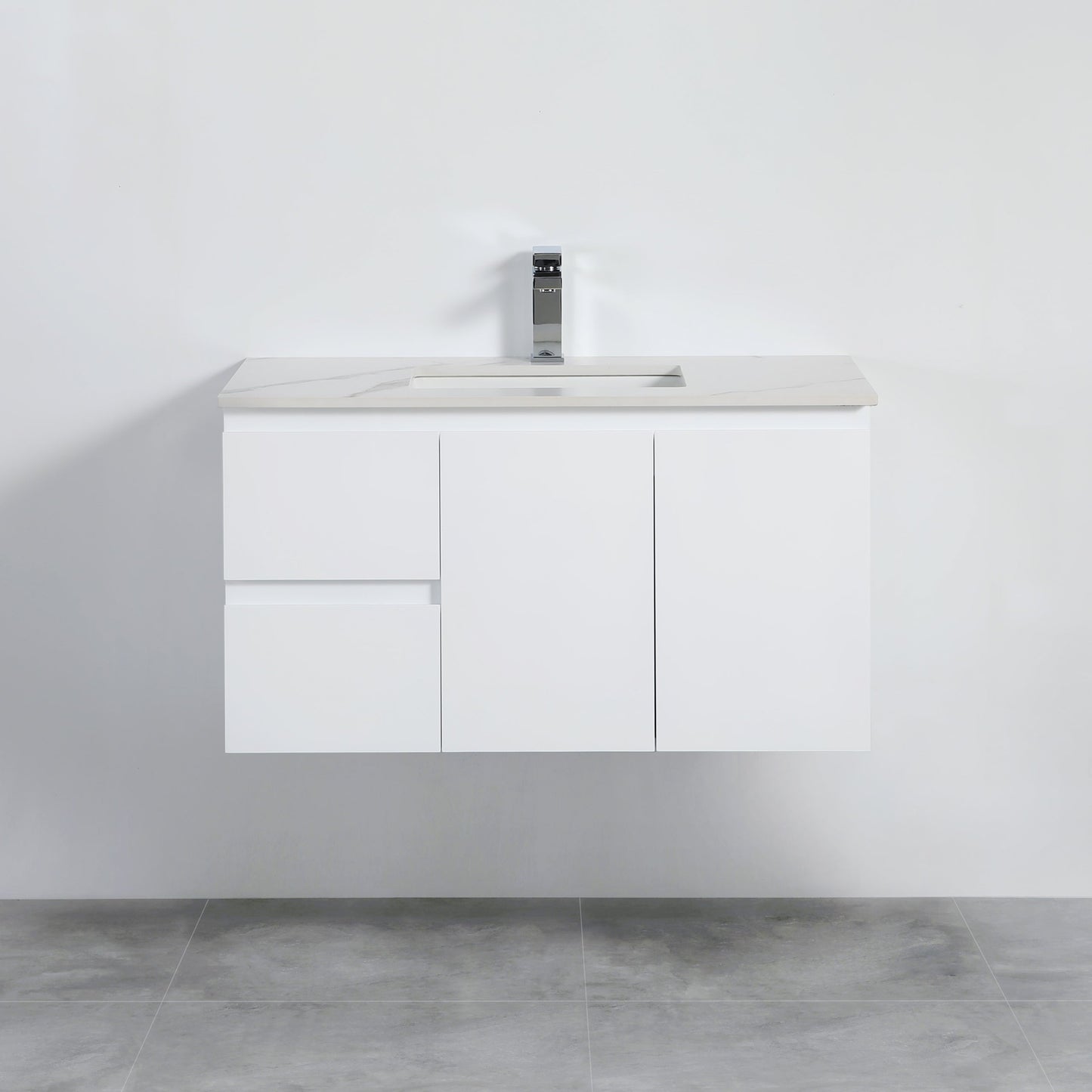 Alpha Wall Hung Vanity with soft closing