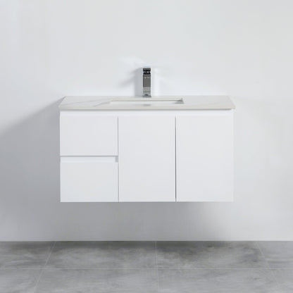 Alpha Wall Hung Vanity with soft closing