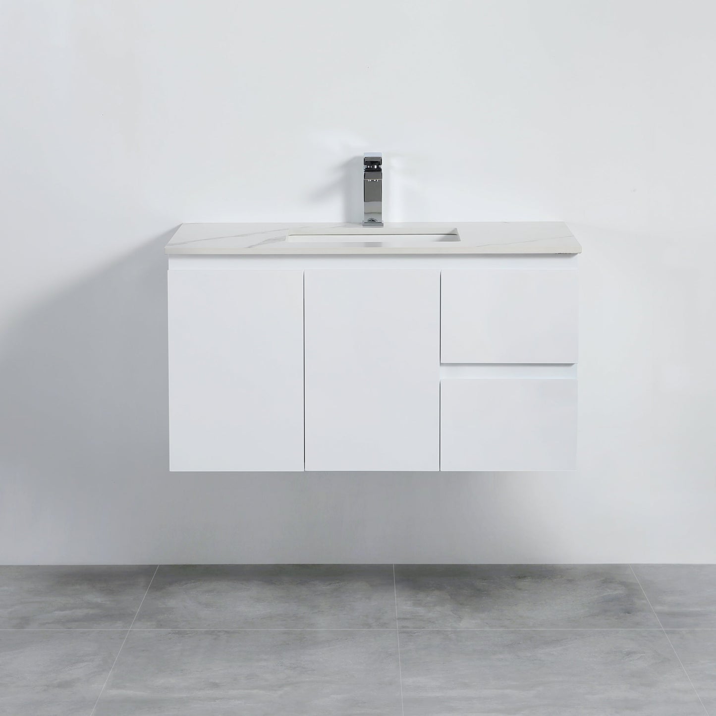 Alpha Wall Hung Vanity with soft closing