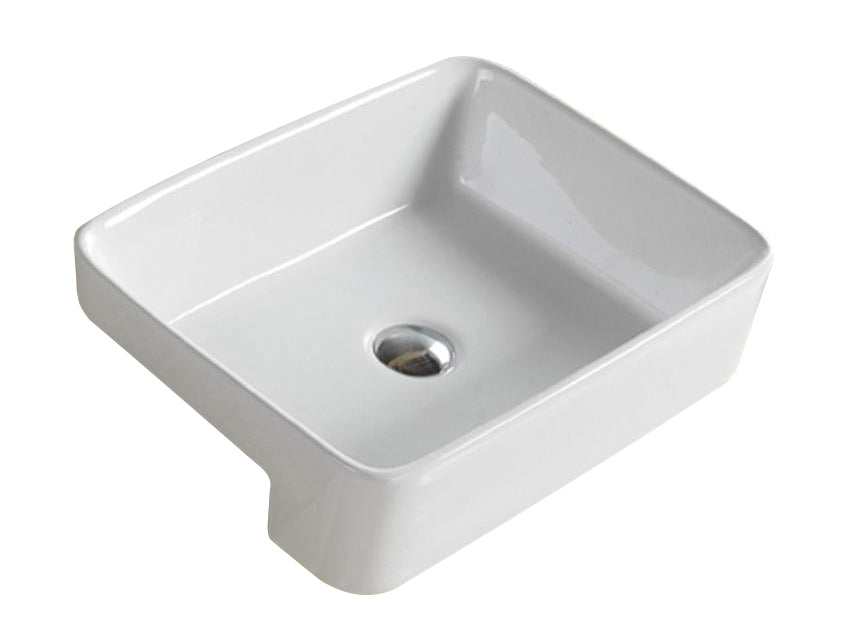 Kliff Fine Ceramic Semi Ress Basin NTH