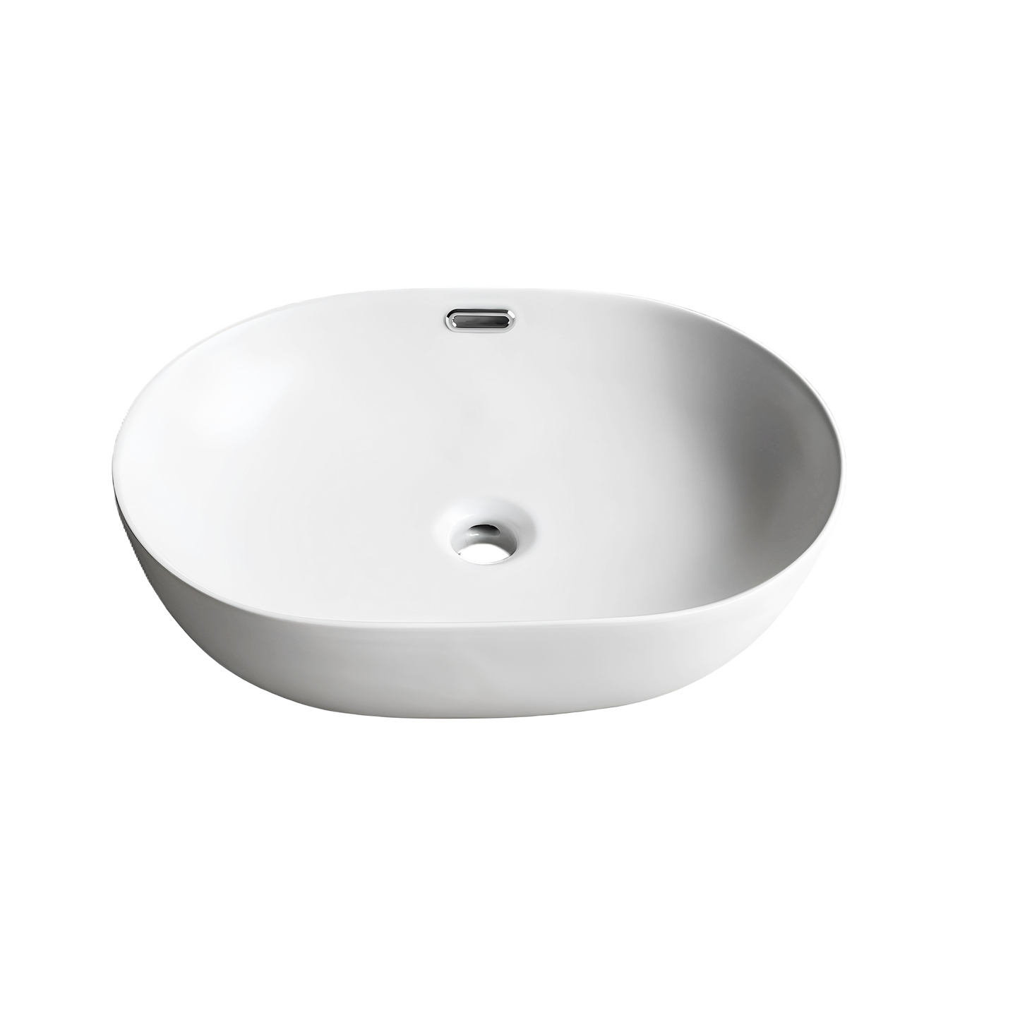 Ellips Fine Ceramic Above Counter Overflow Basin
