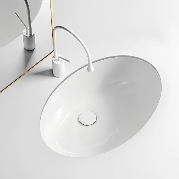 CITY LIFE OVAL UNDER COUNTER BASIN - 460mm x 390mm x 190mm
