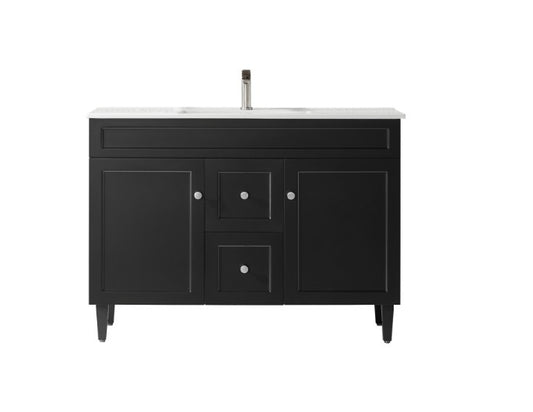 Harold Federation Free Standing Cabinet Matte Black LK-FH124LL-MB