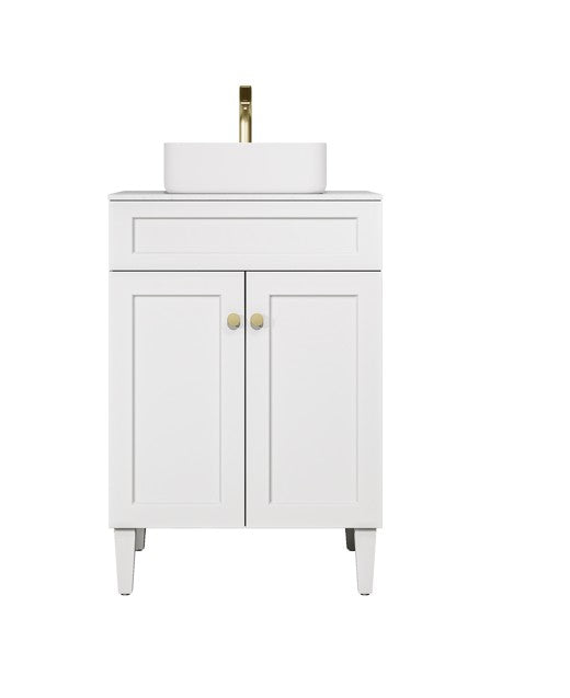 Harold Federation Free Standing Cabinet Matte White LK-FH64L-MW