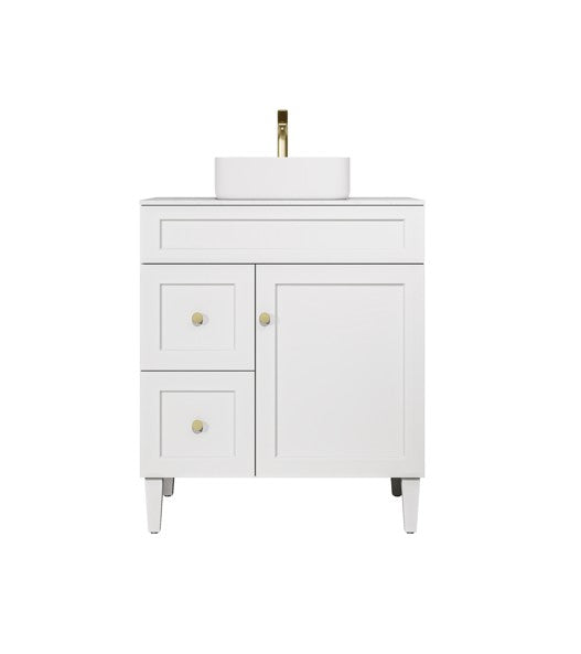 Harold Federation Free Standing Cabinet Matte White LK-FH74LL-MW