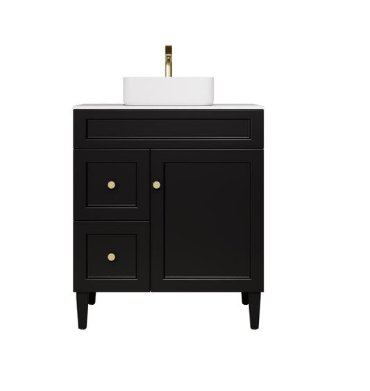 Harold Federation Free Standing Cabinet Matte Black LK-FH74LL-MB
