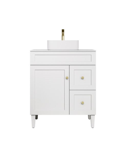 Harold Federation Free Standing Cabinet Matte White LK-FH74RL-MW