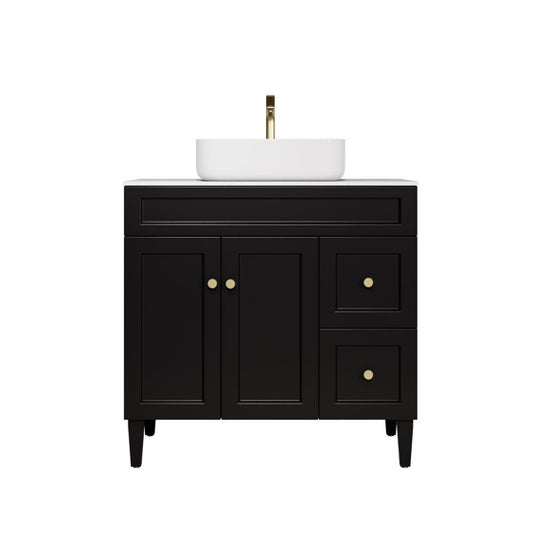 Harold Federation Free Standing Cabinet Matte Black LK-FH94RL-MB