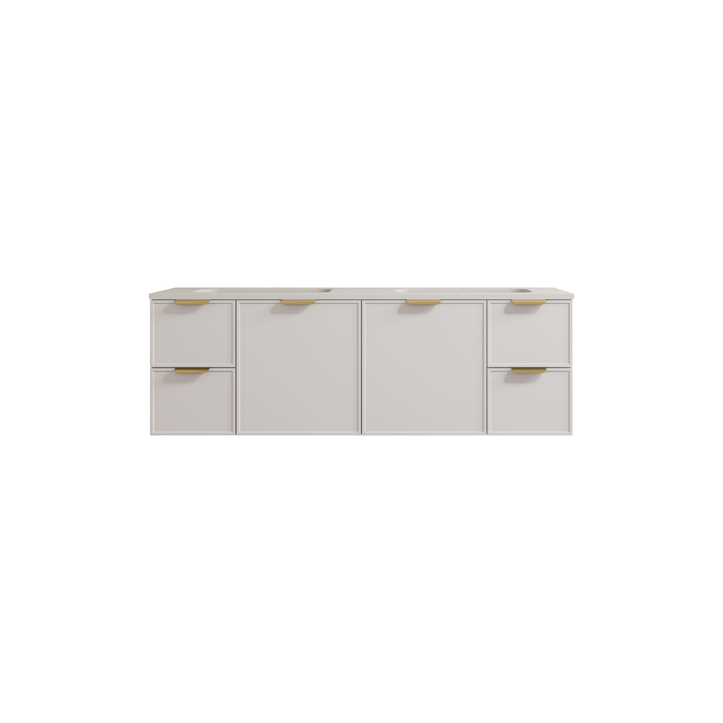 Madura Federation Wall Hung Cabinet Matte White LK-FM1521-MW