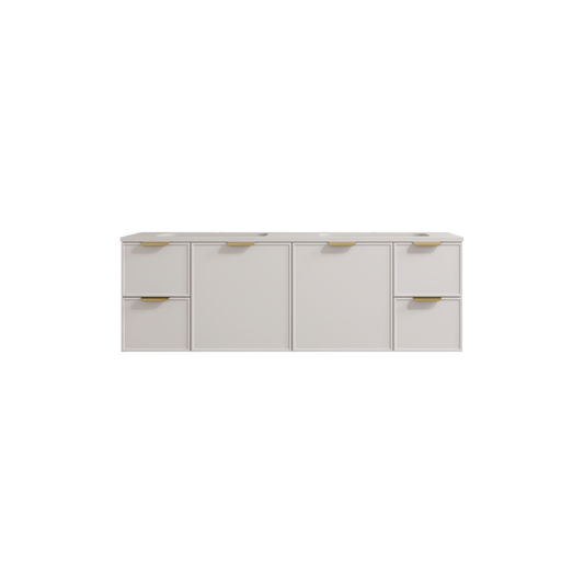 Madura Federation Wall Hung Cabinet Matte White LK-FM1521-MW