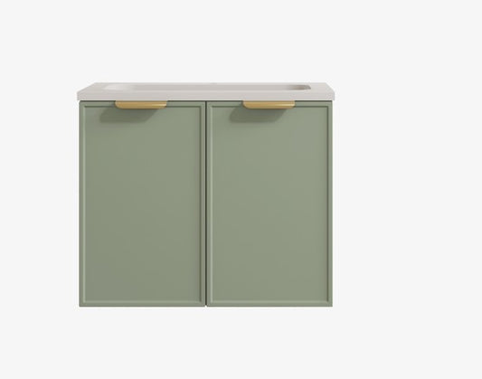 Madura Federation Wall Hung Cabinet Olive Green LK-FM64W-OG
