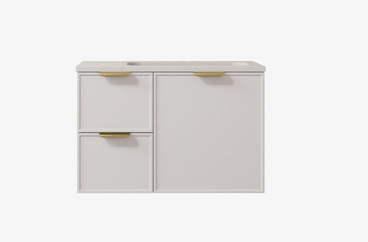 Madura Federation Wall Hung Cabinet Matte White LK-FM74LW-MW