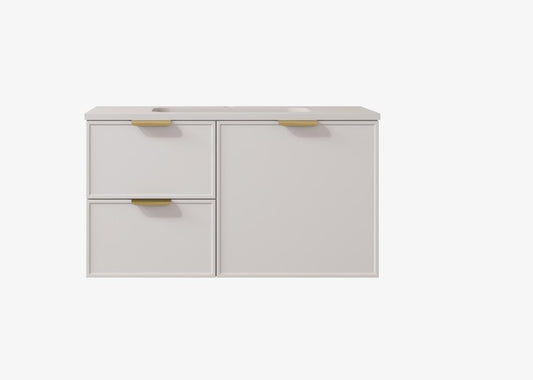 Madura Federation Wall Hung Cabinet Matte White LK-FM94LW-MW