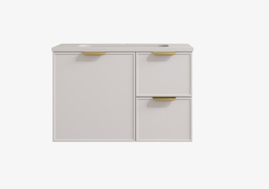 Madura Federation Wall Hung Cabinet Matte White LK-FM94RW-MW