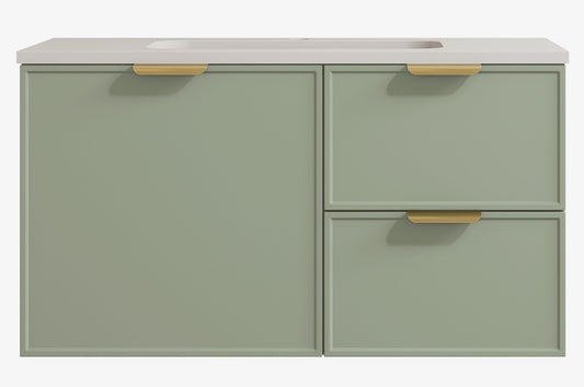 Madura Federation Wall Hung Cabinet Olive Green LK-FM94RW-OG