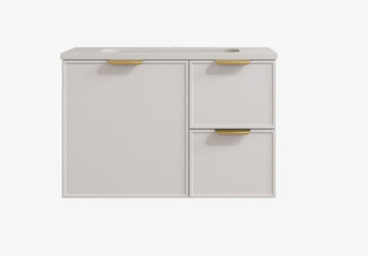 Madura Federation Wall Hung Cabinet Matte White LK-FM74RW-MW