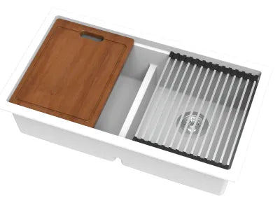 Gabrio Granite Workstation Sink 760mm, 825mm
