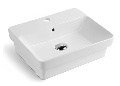 Kliff Fine Ceramic Insert Basin with Tap Hole