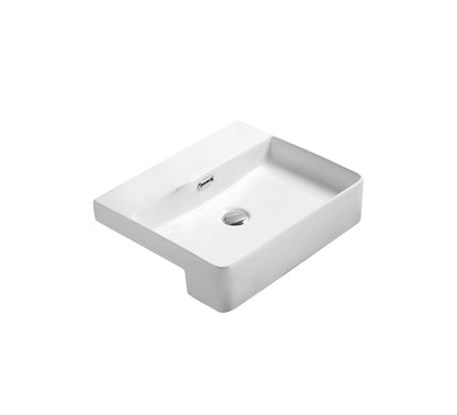 Kliff Fine Ceramic Semi Ress Basin NTH