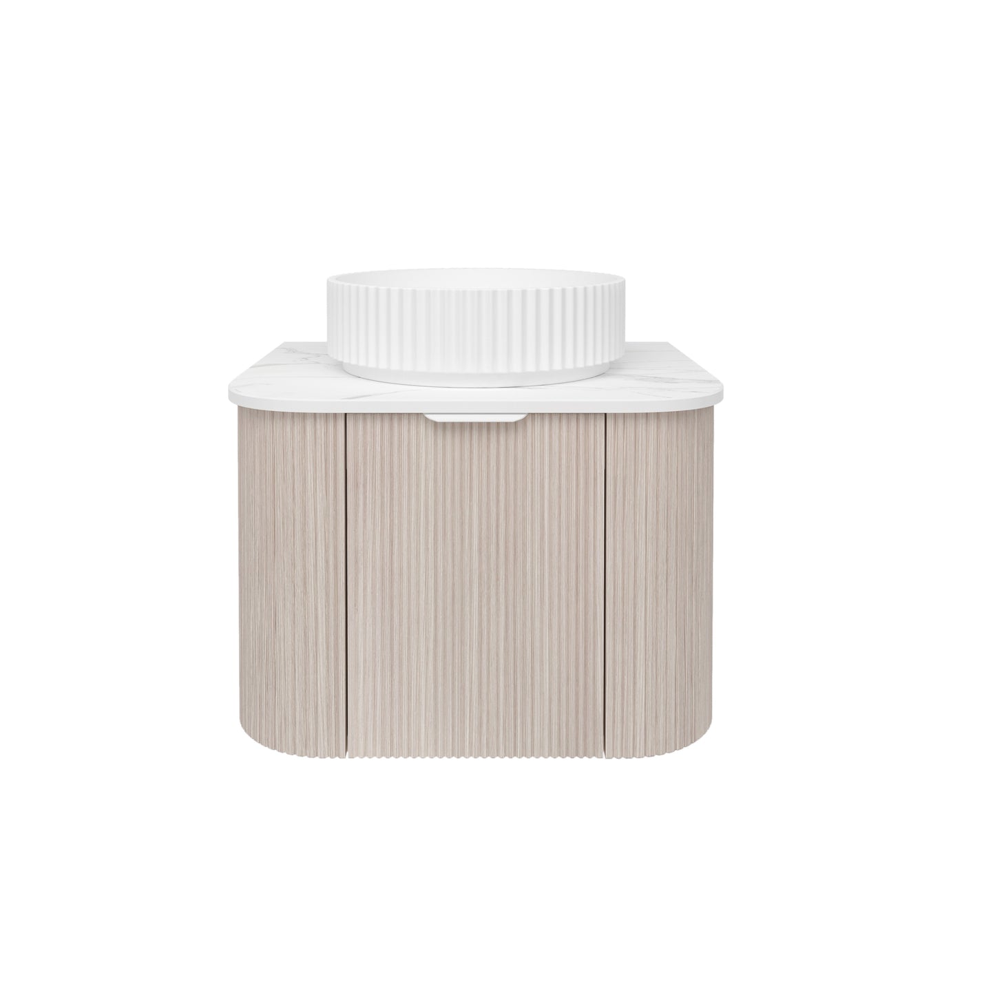 Agena Fluted Wood Grain Costal Oak - 600mm