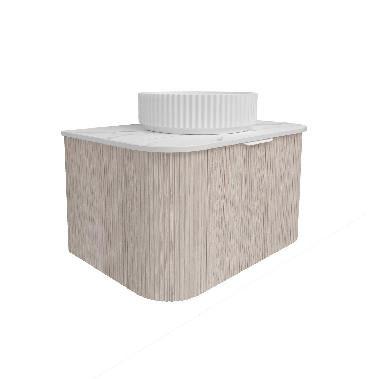 Agena Fluted Wood Grain Costal  Oak - 750mm