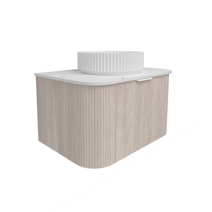 Agena Fluted Wood Grain Costal  Oak - 750mm