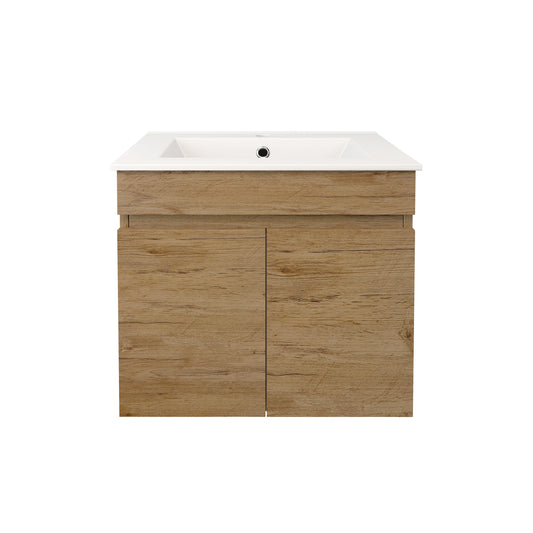 Camden Modern Wall Hung Cabinet Prime Oak LK-MC63W-PO
