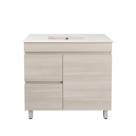 Camden Modern Free Standing Cabinet Coastal Oak LK-MC93LL-CO