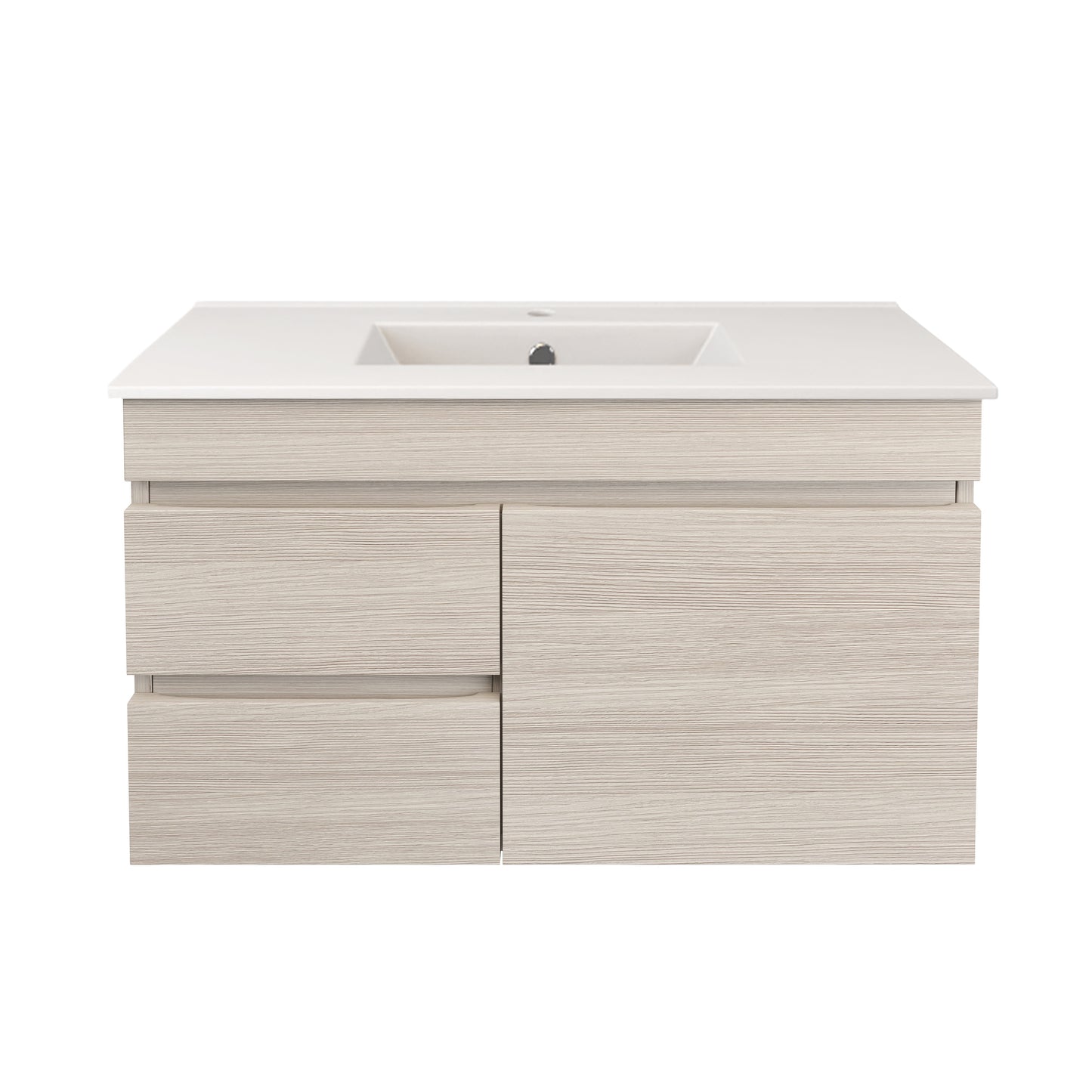 Camden Modern Wall Hung Cabinet Coastal Oak LK-MC93LW-CO