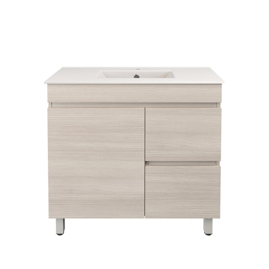 Camden Modern Free Standing Cabinet Coastal Oak LK-MC93RL-CO