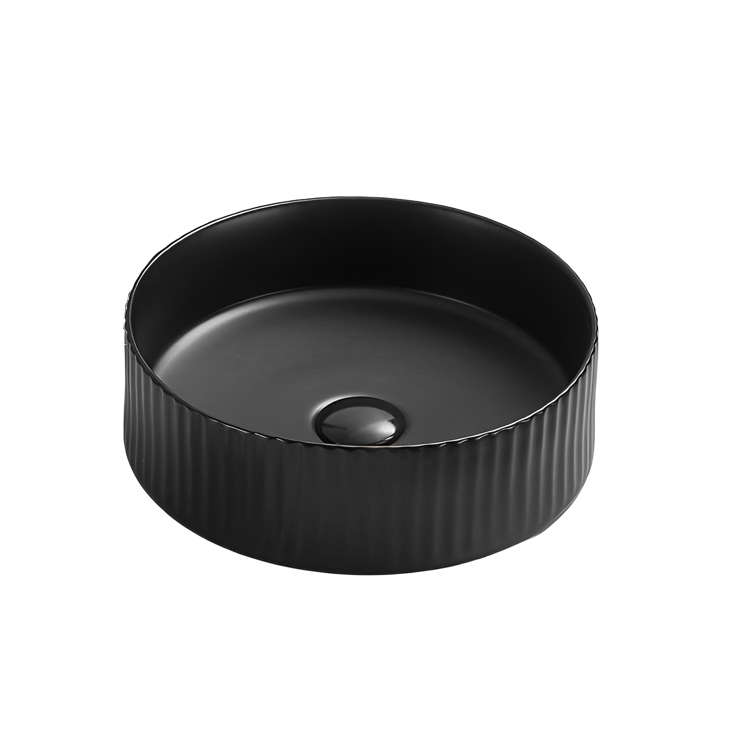 Olley Fine Ceramic Fluted Art Basin