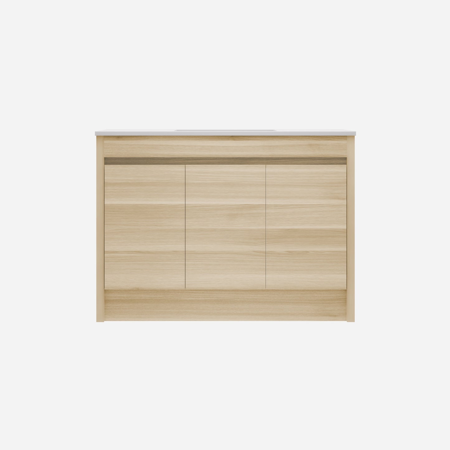 Pako Free Standing Vanity PVC Woodgrain Oak Flat-pack