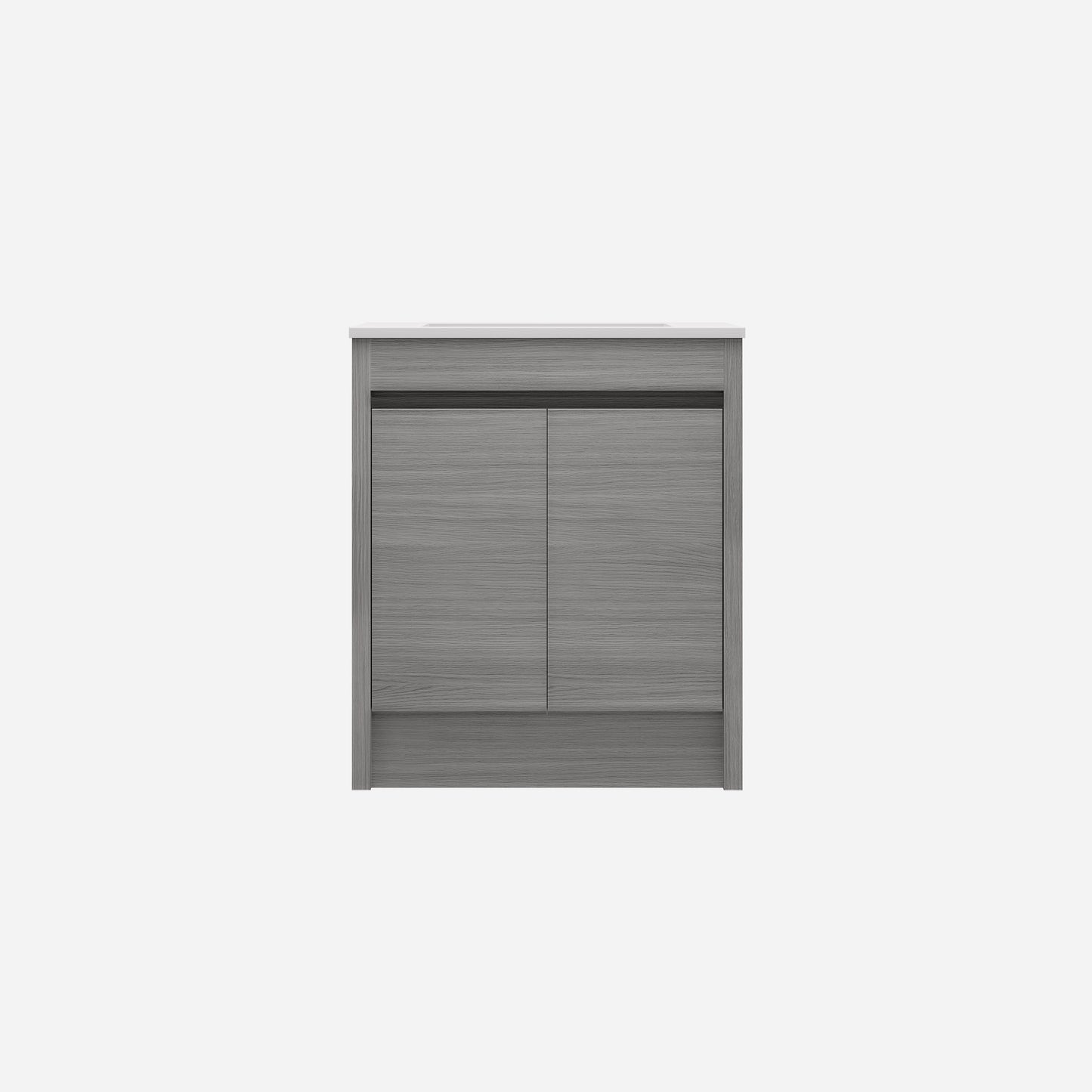 Pako Free Standing Vanity PVC Woodgrain Oak Flat-pack