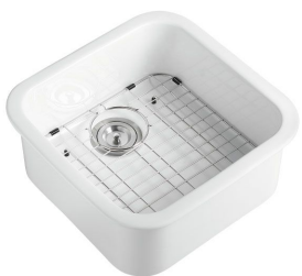 Elba Fine Fireclay Bar Sink 483mm x 483mm x 203mm
