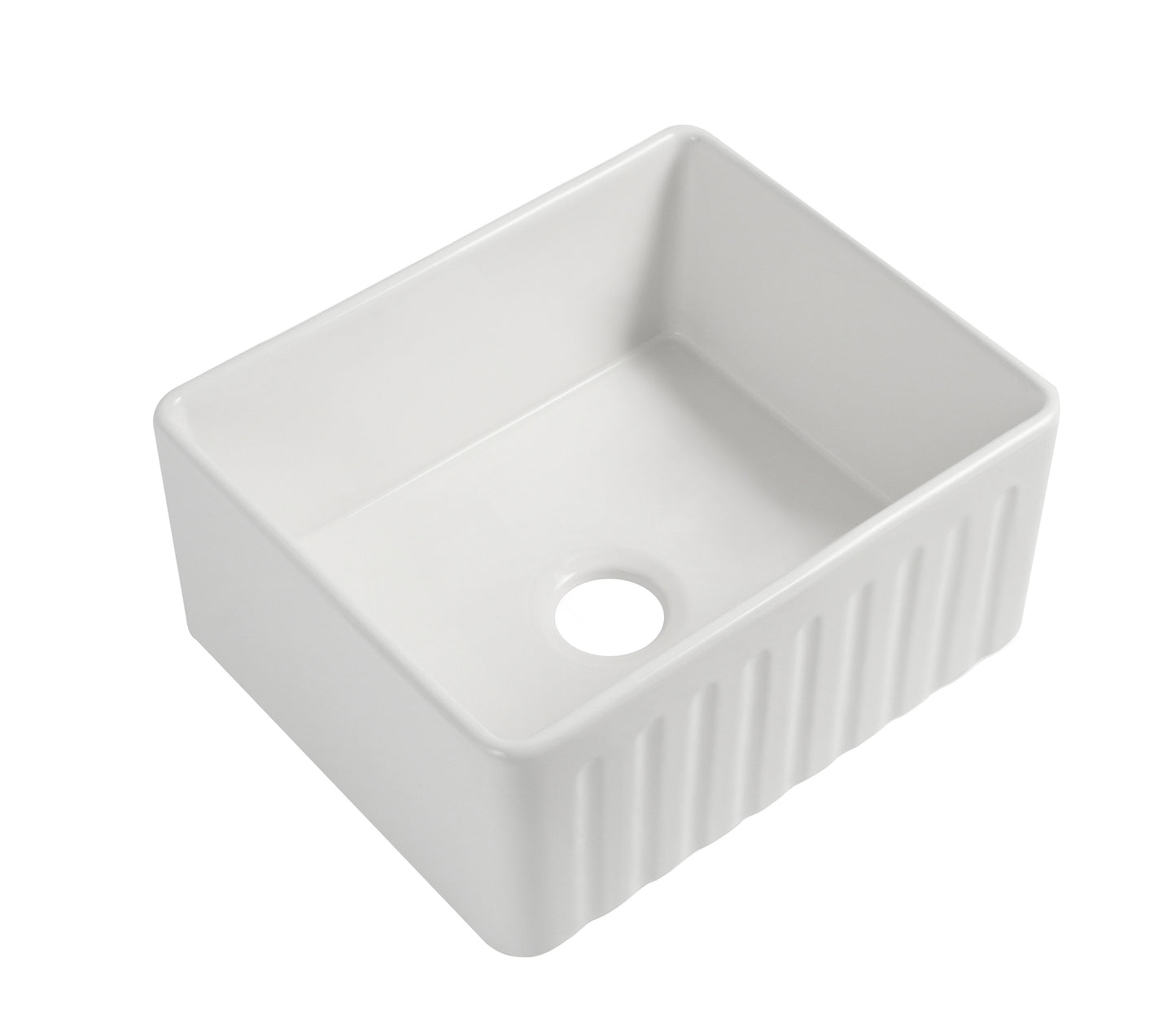 Rocca Fine Fireclay Farm House Buttler Sink 610mm x 459mm x 254mm