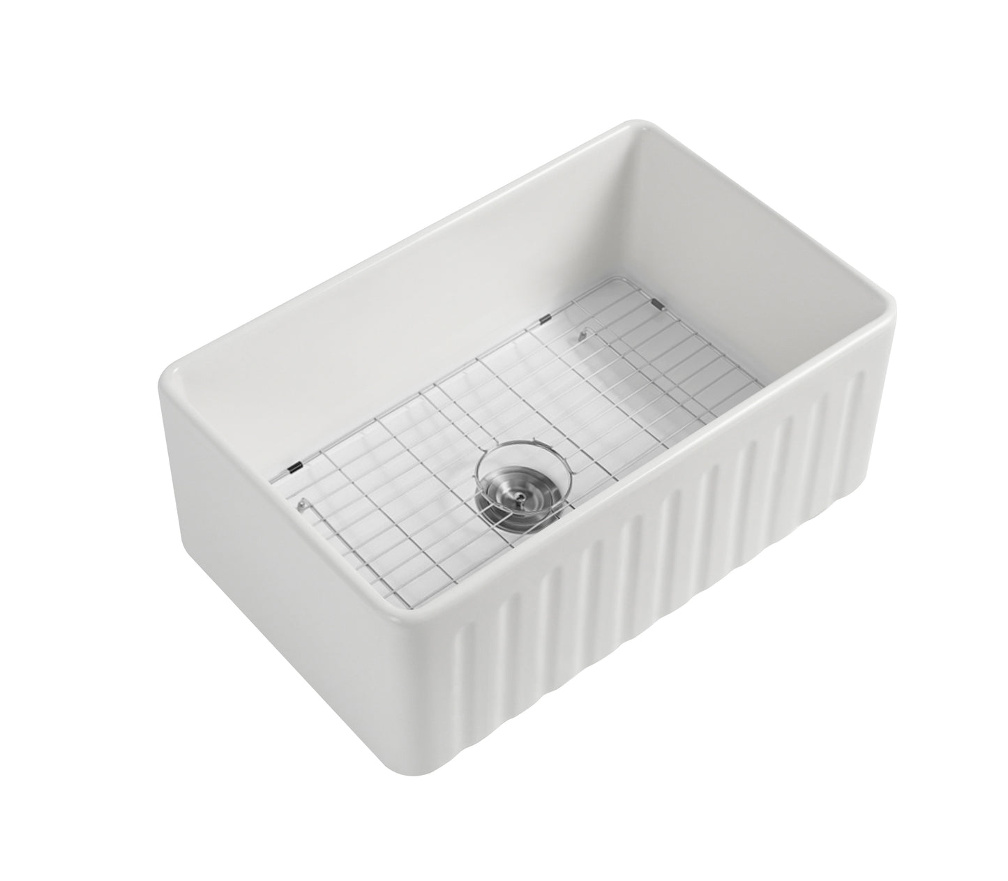 Rocca Fine Fireclay Farm House Buttler Sink 760mm x 459mm x 254mm