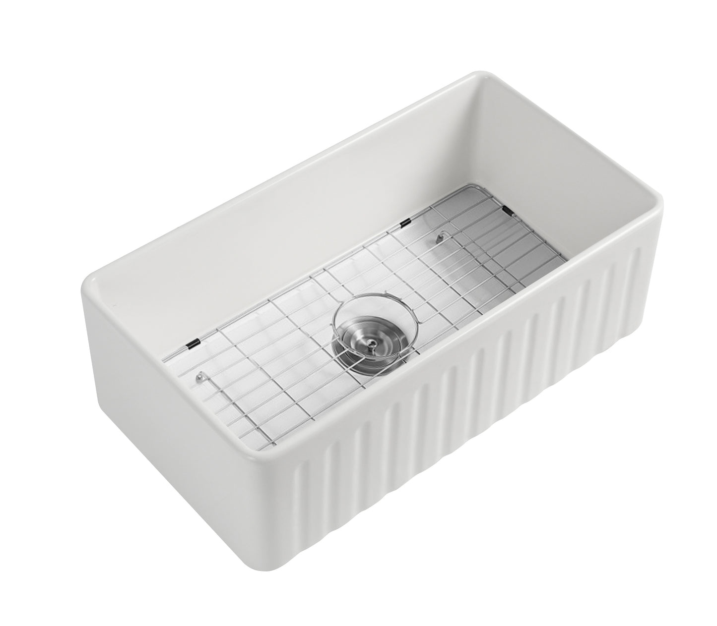 Rocca Fine Fireclay Farm House Buttler Sink 835mm x 459mm x 254mm