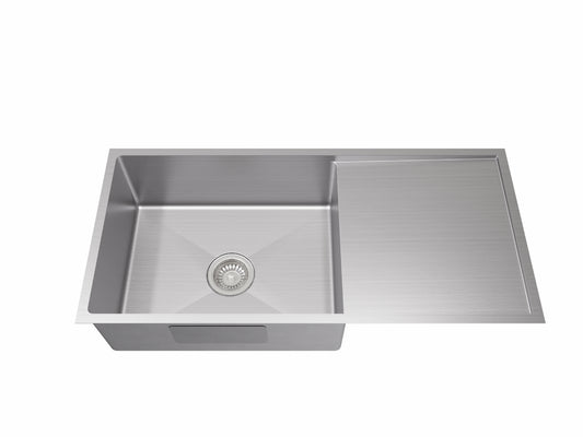 Kliff Hand Made Stainless Steel Sink - 980mm x 440mm x 230mm